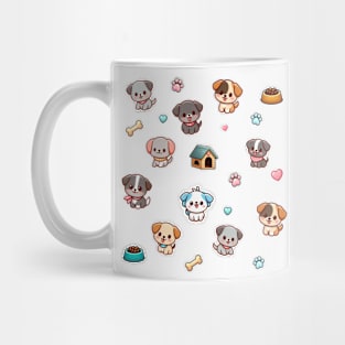 Cute cartoon style puppy dog mug Mug